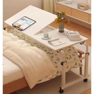 Imagem de Secretária de cama sobre a mesa da cama com rodas mesa de cama sobre a mesa da cama secretária sobre a mesa da cama secretária móvel mesa de cama com rodas mesa de computador