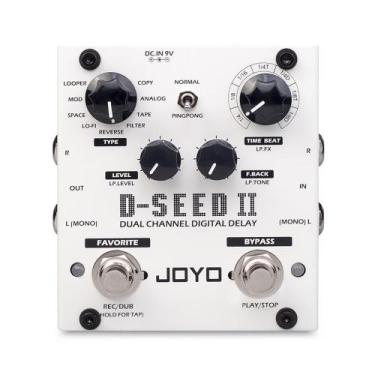 Imagem de Pedal Joyo D-Seed 2 Delay Digital Estéreo Stereo Com Looper