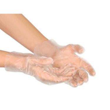 Imagem de Luva Descartável Santa Clara Transparente c/100un