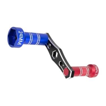 Imagem de JWQFBC Chave de Roda RC com Soquete Sextavado para Substituição, 17 Mm 24 Mm para Escala 1:8 E 1:10, Acessórios para Carro Faça Você Mesmo, Vermelho Azul