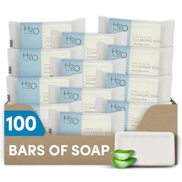 Imagem de 1-Shoppe All-in-Kit Sabonete Em Barra De Limpeza H2O, Tamanho Para Viagem, Produtos De Hotel, 1 Oz (Caixa Com 100)