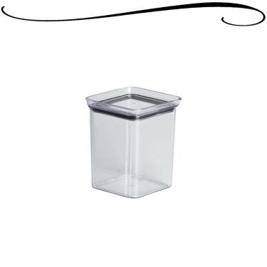 Imagem de Mini Pote Hermético Lumini Quadrado Multiuso Sistema Vedação