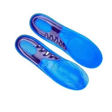 Imagem de Palmilha Ortopédica Silicone Gel Confortável Sola Macia Ajustável Absorvente de Choque para Tamanho Único Ideal para Caminhada Corrida Trabalho e Uso Diário