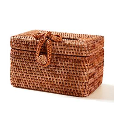 Imagem de 5JJJLOOOPP Conjunto de pano de guardanapo de vime feito à mão toalha de papel para quarto de tulipa papel encerado criativo hotel casa (cor: estilo-6) (estilo 5)