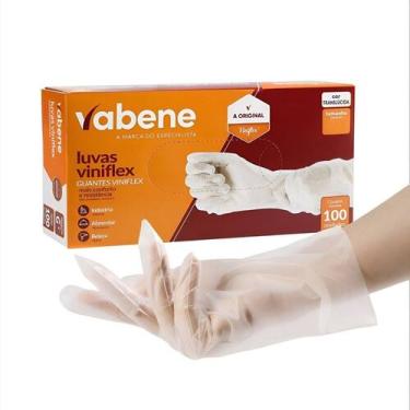 Imagem de Kit 100 Luvas pretas sem pó viniflex descartáveis pronta entrega salão