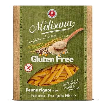 Imagem de MASSA LA MOLISANA PENNE RIGATE INTEGRAL SEM GLUTEN 400G