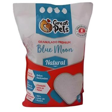 Imagem de Areia Higiênica Great Pets Bentonita Premium Natural para Gatos 4kg