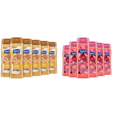 Imagem de Sabonete corporal suave e hidratante de leite e mel 532mL x6 Wild Cher