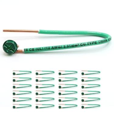 Imagem de Pacote de fios terrestres e parafusos Airmont Products Green x25