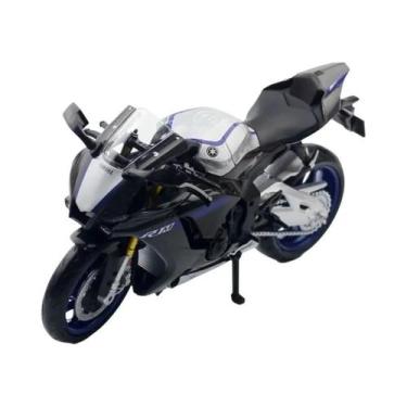 Imagem de Modelo De Motocicleta Yamaha YZF-R1M Em Escala 1/12, Brinquedo De Liga