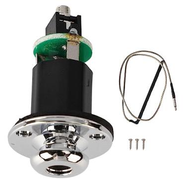 Imagem de Conjunto de barras piezoelétricas para guitarra de alta sensibilidade, substituição de atualização de som claro para guitarras folclóricas acústicas, metal plástico, 3 peças