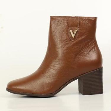 Imagem de Bota Via Marte Salto Bloco Aplicacao Metalica-Feminino