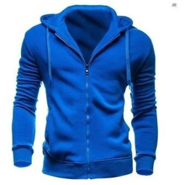 Imagem de Moletom Blusa De Frio Feminino Masculino Unissex Aberto C/ Ziper-Unissex