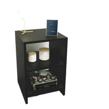 Imagem de Mesa de Cabeceira Nicho Quarto Casal Decoração com três opções de cores(Preto)