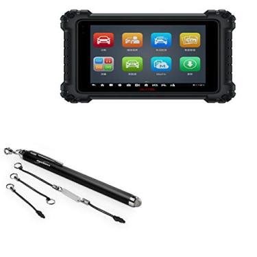 Imagem de Caneta Stylus BoxWave compatível com Autel MaxiSys MS909 (Caneta Stylus da BoxWave) - Caneta Stylus capacitiva EverTouch, ponta de fibra capacitiva para Autel MaxiSys MS909 - Preto