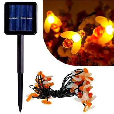 Imagem de Pisca Pisca De Led Fio Fada Carregador Solar Cordão 9.5 Metros Decoraç