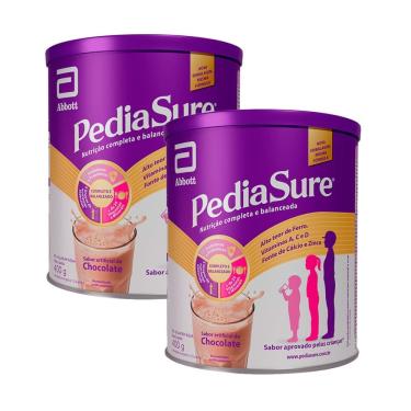 Imagem de Kit 2 PediaSure Chocolate 400g