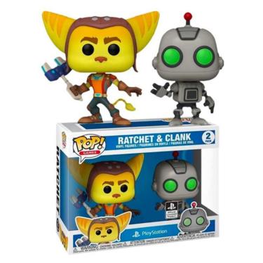 Imagem de Funko Pop Playstation Games Ratchet & Clank 2pack