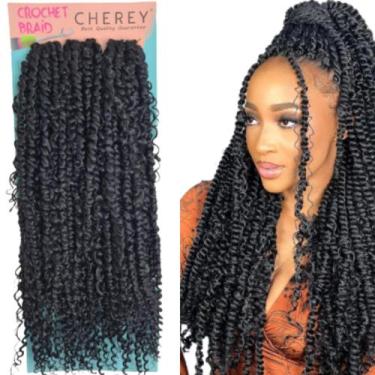 Imagem de Cabelo Cacheado Torcido Twist Boho Passion Cherey Sintético - bbless, 