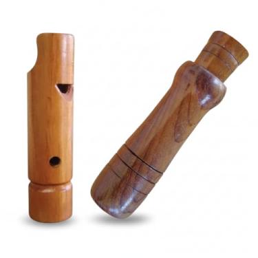 Imagem de Apito De Madeira Marrecao modelo 33 + Apito De Madeira Juriti 36 Pomba Asa Branca, Pomba-carijó