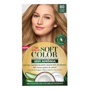 Imagem de Tinta de Cabelo Soft Color 80 Louro Claro 35g