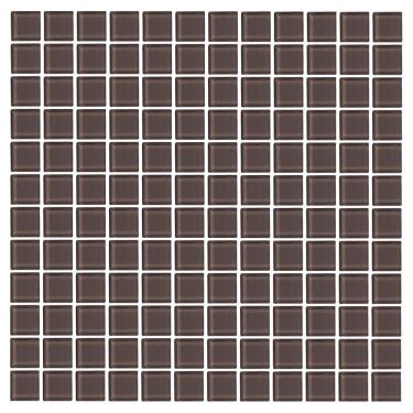 Imagem de Pastilha De Vidro Crystal Chocolate 2x2 Placa 30x30cm - 1013020656