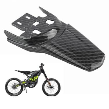 Imagem de Woodniu Racein Para-Lama Traseiro Para Surron Light Bee Xs Segway X160 X260, Protetor De Curto Em Fibra Carbono Bicicleta Elétrica, Acessórios Sur-Ron Brilhantes Com Transferência Água
