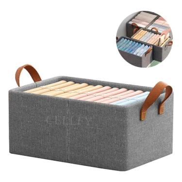 Imagem de Cesto Organizador De Guarda Roupa Caixa Organizadora Brinque