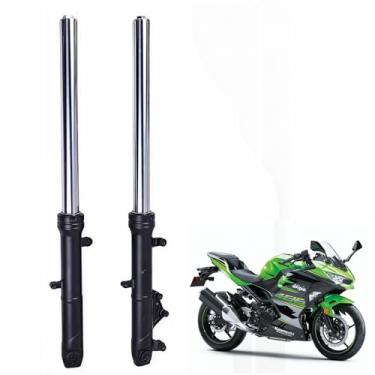Imagem de Prefer Warehouse 2 tubos internos de garfo de suspensão de freio dianteiro compatíveis com Kawasaki Ninja 400 EX400 (2018-2024) 41 x 815 mm