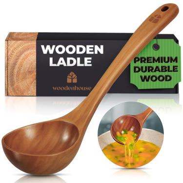 Imagem de Concha de madeira WOODENHOUSE LIFELONG QUALITY Teak Wood 60mL