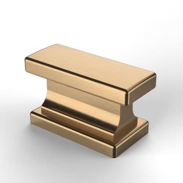 Imagem de Knobs de gabinete Asidrama, pacote com 10, champanhe, bronze, zinco, 3