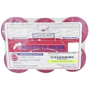 Imagem de Fita Marcação Futevôlei Profissional 9x18m - Master Rede-Unissex