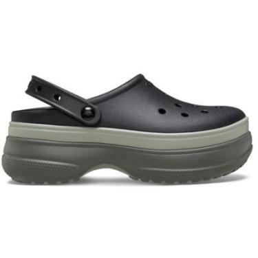 Imagem de Sandália Crocs Stacked Clog Black-Feminino
