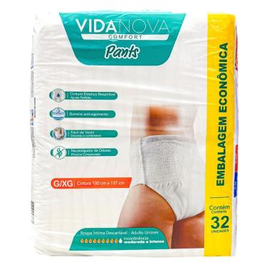 Imagem de Fralda Geriatrica Vida Nova Hiper Pants  G/Eg C/32