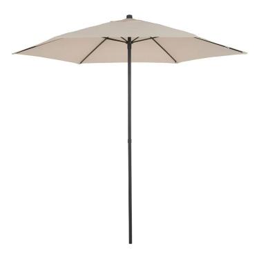 Imagem de Ombrelone Central Com Cobertura Bege Com Push Up 215x230 Cm