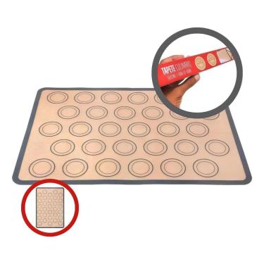 Imagem de 2X Clink Tapete Culinário Silicone Fibra Vidro 42Cmx29,5Cm M