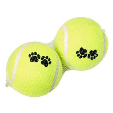 Imagem de Brinquedo Bolinha de Tenis Chalesco - Bola de Tennis para Cães 2 Unida