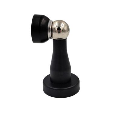 Imagem de Prendedor Batedor De Porta Magnetico Preto Fosco