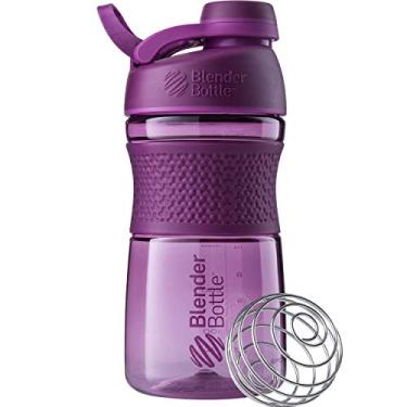 Imagem de Garrafa coqueteleira BlenderBottle SportMixer, 590 ml, Plum