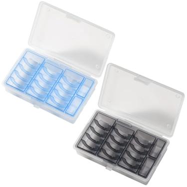 Imagem de Organizador de moedas multifuncional de grande capacidade, porta-moedas portátil com divisórias removíveis, fácil classificação para caixas de armazenamento de moedas, ideal para uso em carro/casa