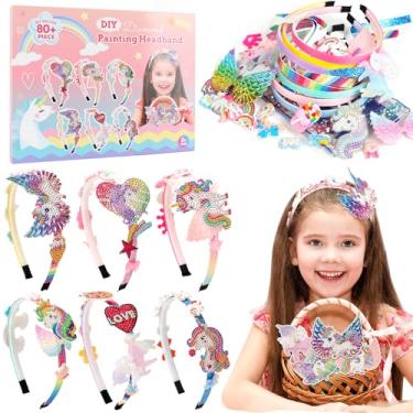 Imagem de Kit de Faixa Cabeça DIY para Crianças Brincadeira Boneca Cabelo Bijuterias Acessório Brinquedo Artesanal Criatividade Habilidades Práticas Personalizado