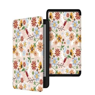 Imagem de Akacy Capa com padrão pintado para Kindle paperwhite de 15.2 cm 11 Geração (2022/2024, Modelos C2V2L3 e RS23CV). Capa traseira de borracha TPU de silicone flexível e fina, cantos reforçados (19)