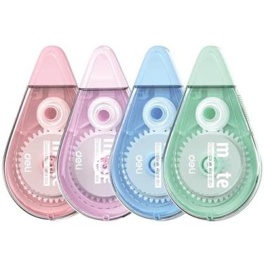 Imagem de Corretivo em Fita, Deli, Silencioso, Mute, 5 mm x 12 m, Sortido