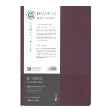Imagem de Bloco Sketchbook Awagami Bamboo B5 110g/m² Bordeuax