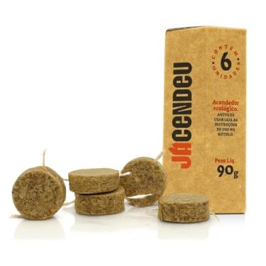 Imagem de 120PÇS ACENDEDOR RÁPIDO CARVÃO LENHA CHURRASQUEIRA FOGUEIRA