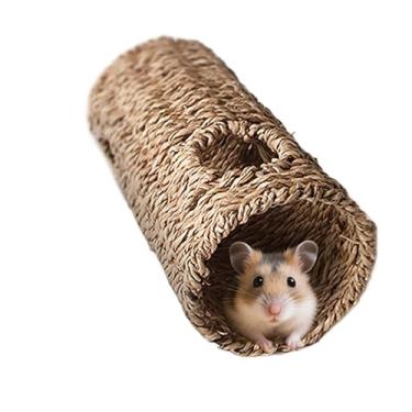 Imagem de Túnel de hamster - Brinquedos de exercício para hamster - Enriquecimento interativo de gaiola à prova de mastigação para pequenos animais de estimação, acessórios internos