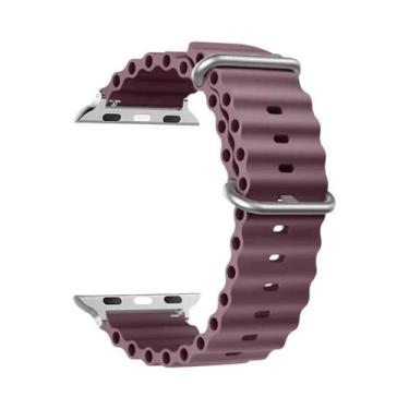 Imagem de Pulseiras Ocean Para Apple Watch Series 7 6 5 4 3 SE 8 Ultra Compatíve