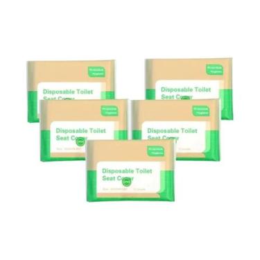 Imagem de Capa De Assento Sanitário Descartável Portátil E Impermeável Para Viag