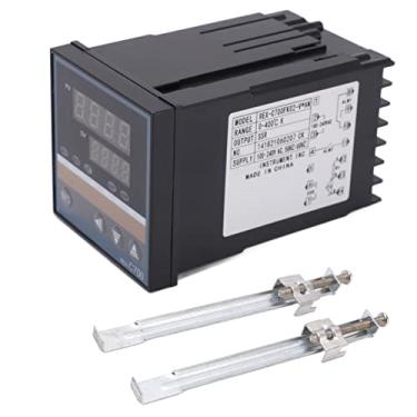 Imagem de Termostato digital Controle PID Controlador de temperatura de alta precisão com saída de relé de estado sólido para equipamentos de construção industrial Material ABS Tamanho do