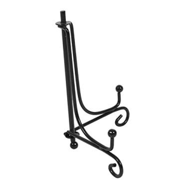 Imagem de Generic Cavalete de Ferro Clássico Expositor para Moldura de Foto Tigela Placa Preta, Material de Ferro de Qualidade para Decoração de Casa Escritório Showroom (4 polegadas (ID de 102 mm, espessura de 3,8 mm))
